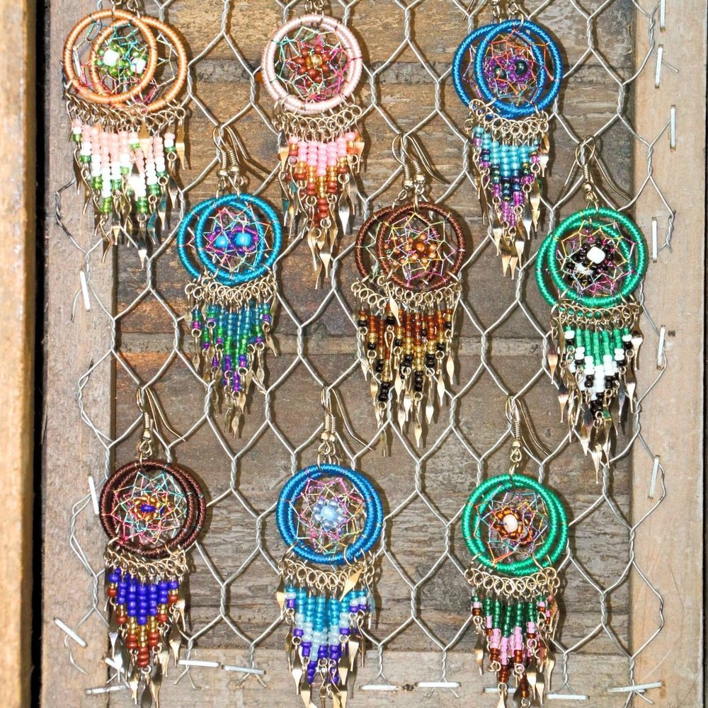 Large Dreamcatcher Earrings
